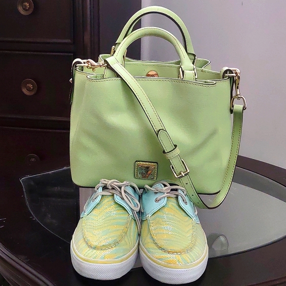 DOONEY & BOURKE MINI BARLOW BAG IN (MINT) NWOT - Picture 16 of 17